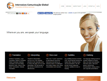 Tablet Screenshot of intervoices.com